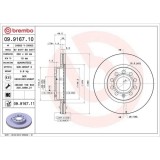 Set disc frana Audi A3 (8p1) 05.03-12.13 ; Seat Altea (5p1) 03.04-12.15, Altea Xl (5p5 5p8) 10.06-12.15, Leon (1p1) 05.05-12.13, Toledo 3 (5p2) 04.04