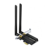 ADAPTOR RETEA TP-LINK AX3000, intern wireless 2.4 GHz | 5 GHz, PCI-E, port, 3000 Mbps, antena externa x 2, &quot;Archer TX50E&quot; (timbru verde 0.18 lei)