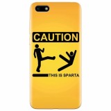 Husa silicon pentru Huawei Y5 2018, This Is Sparta Funny Illustration