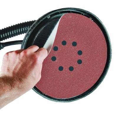 Disc abraziv diametru 225 mm, granulatie 120 velcro, 5 buc pentru slefuitor de pereti DED7749 foto