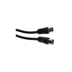 Cablu RF video negru 3m coaxial TV tata-mama