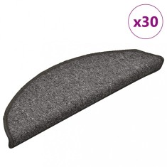 vidaXL Covora?e scara 30 buc gri inchis 56x17x3 cm foto