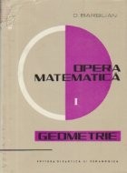 Opera Matematica, Volumul I - Geometrie foto