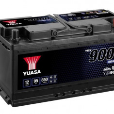 Baterie Yuasa 12V 95AH/850A YBX9000 AGM Start Stop Plus (R+ Standard) 353x175x190 B13 (AGM/Start)