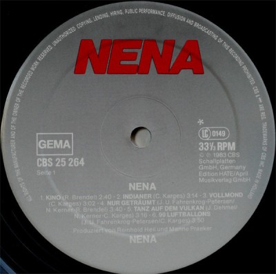 Nena - Nena (Vinyl) foto