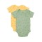 Set 2 body-uri Printed, BabyCosy, 50% modal+50% bumbac, Lamaie/Verde (Marime: 6-9 luni)