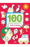 100 de jocuri amuzante. Invat sa desenez