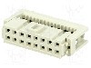 Conector IDC, 16 pini, pas pini 2.54mm, HARTING - 09185166803
