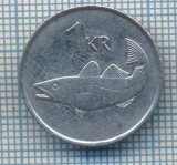 AX 294 MONEDA - ISLANDA - 1 KRONA -ANUL 1984 -STAREA CARE SE VEDE