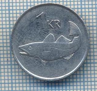 AX 294 MONEDA - ISLANDA - 1 KRONA -ANUL 1984 -STAREA CARE SE VEDE foto