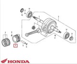 Piston original Honda ANF Innova 4T 125cc D53.00 mm bolt 13 (cota 0.50)