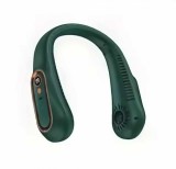 Ventilator Portabil Gat, Acumulator 2000mAh, 5 Viteze, USB, ABS, Verde