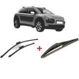 Cumpara ieftin Set 3 stergatoare CITROEN C4 CACTUS 2014 - 2018, pentru parbriz si luneta, Bosch Twin