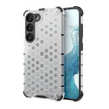 Husa antisoc compatibila samsung galaxy s23 fe, honeycomb airbag, gri