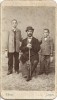 A3814N Constantin Rădulescu, primarul orașului Lugoj, cu cei doi fii ai săi, Constantin și George, studio Fridolin Hess, Lugoj