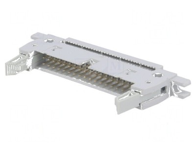Conector IDC mufă tată PIN 34 cu suport și ejector 3A foto