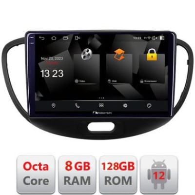 Navigatie HHyundai I10 2007-2013 Android radio gps internet octa core 8+128 carplay android auto CarStore Technology foto