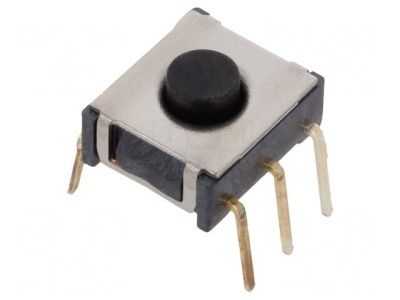 Micro&amp;icirc;ntrerupător TACT SPST-NC 48V 0.05A PCB THT foto