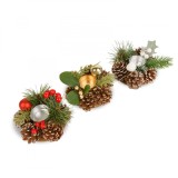 Decor de Advent - cu suport pentru lumanari - 6 tipuri - 13 cm Best CarHome, Oem