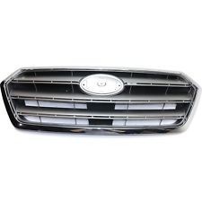 Grila radiator Subaru Legacy (Bn/ Bs), 2014-, Cu Element Cromat , Gri/Argintiu, 91121AL00A foto