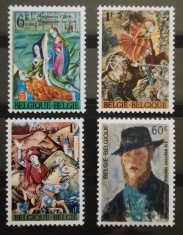 BC186, Belgia 1966, 4 timbre picturi