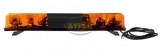 Rampa Girofar Halogen 24V, 115cm, Kit Prindere Inclus, Auto Tractare, Cisterne, Transport Agabaritic