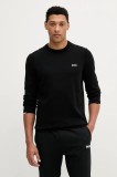 BOSS Green pulover de bumbac culoarea negru, light, 50541940
