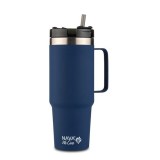 Cana termoizolanta calatorii Nava 900 ml Navy FitLine Training