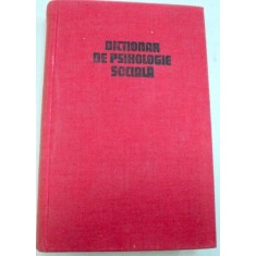 Dictionar de psihologie sociala 1981