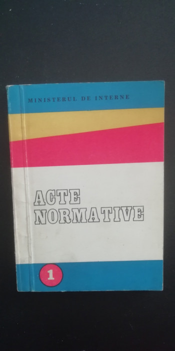 myh 526s - ACTE NORMATIVE - ED 1990