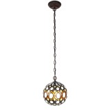 Cumpara ieftin Lustra sticla polirasina Tiffany 20x116 cm