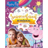 Sz&iacute;nezőf&uuml;zet tetk&oacute;kkal - Peppa malac