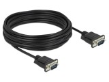 Cablu DELOCK D-Sub 9 pini 10m negru, mufă PVC cod 86577