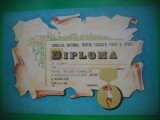 HOPCT DIPLOMA NR 1 ELEVI 6-14 ANI -SPORT SI SANATATE ANII 1970-ROMANIA-RSR