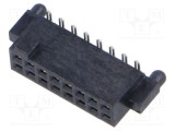 Conector PCB-PCB mamă 16 pini 1,27mm SFM aurit SMT 3,7A - SAMTEC