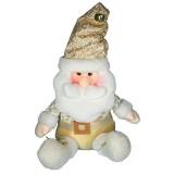 Figurina decorativa Mos Craciun MagicHome, 30 cm, auriu