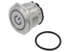 Comutator anti-vandalism E-SWITCH 2 poziții SPST 20A 250V IP67 LED roșu