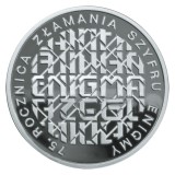 Polonia 10 zloti 2007,75th Anniversary of Breaking Enigma Codes14,14 g Argint .925 Proof, Europa