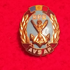 Insigna-AVSAP RPR ASOCIATIA VOLUNTARILOR IN SPRIJINUL APARARII PATRIEI