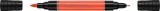 PITT ARTIST PEN DUAL MARKER ROSU SCARLET 118 FABER-CASTELL