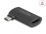Adaptor USB type C la HDMI 4K60Hz T-M unghi 90 grade, Delock 64289