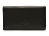 Portofel COVERI negru, EC70230, din piele naturala