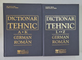 DICTIONAR TEHNIC, VOL. I (A-K) - II (L-Z), GERMAN-ROMAN, 2002
