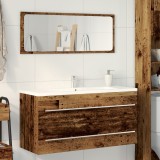 vidaXL Dulap de Baie din Lemn Vechi 100x38,5x48 cm Lemn Compozit