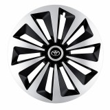 Set 4 capace roti Fox Gri-Negru R17 pentru gama auto Toyota