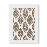 Sablon 900x600x0.7mm Modern Broadleaf Refolosibil, model MXSP7020