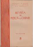 Revista De Fizica Si Chimie - Anul XXVII, Nr.:5 ,MAI 1990