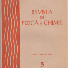 Revista De Fizica Si Chimie - Anul XXVII, Nr.:5 ,MAI 1990