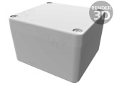 Carcasă Universală Aluminiu IP68 75x80x52mm Negru