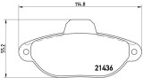 BREMBO P 23 060 PRIME LINE set placute frana,frana disc